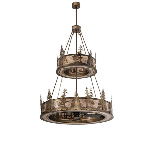 Meyda Tiffany 239525 20 Light Chandel-Air, Antique Copper