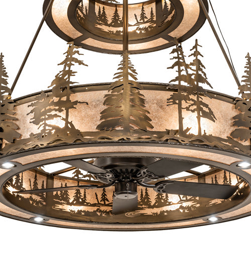 Meyda Tiffany 239525 20 Light Chandel-Air, Antique Copper