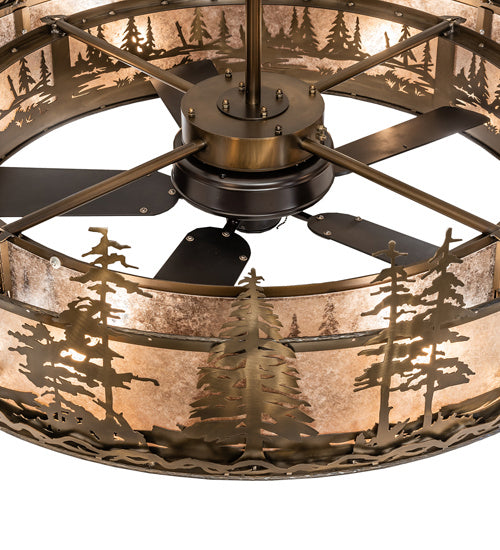 Meyda Tiffany 239525 20 Light Chandel-Air, Antique Copper
