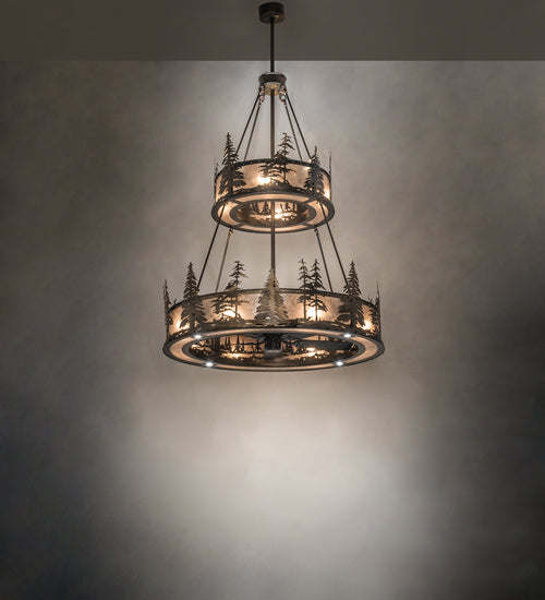 Meyda Tiffany 239525 20 Light Chandel-Air, Antique Copper