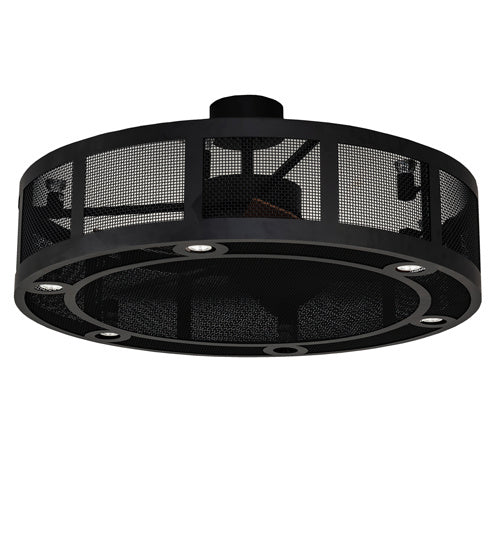 Meyda Tiffany 240754 12 Light Chandel-Air, Matte Black