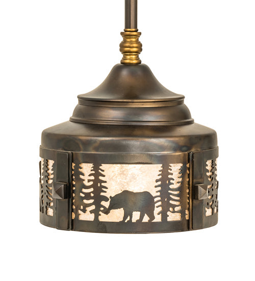 Meyda Tiffany 241269 One Light Pendant, Light Burnished Antique Copper