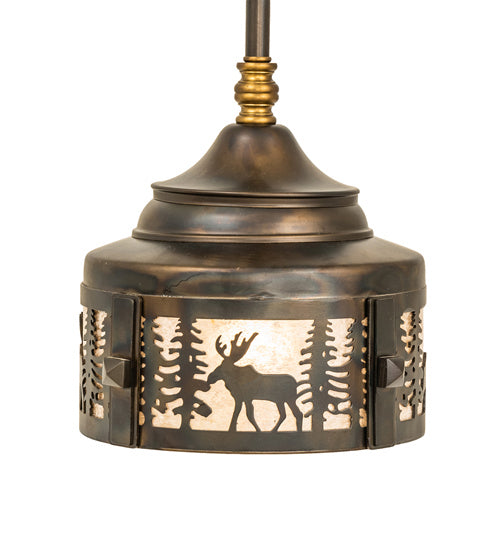 Meyda Tiffany 241269 One Light Pendant, Light Burnished Antique Copper