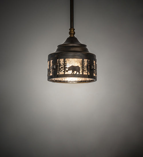 Meyda Tiffany 241269 One Light Pendant, Light Burnished Antique Copper