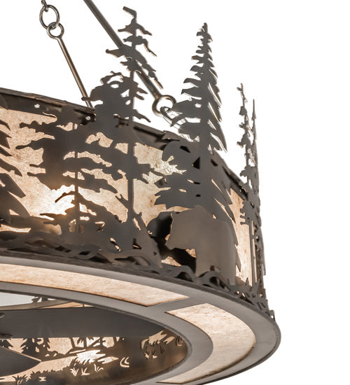 Meyda Tiffany 241416 15 Light Chandel-Air, Light Burnished Antique Copper