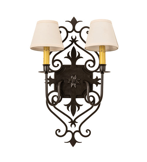 Meyda Tiffany 241821 Two Light Wall Sconce, Timeless Bronze