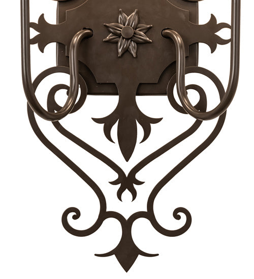 Meyda Tiffany 241821 Two Light Wall Sconce, Timeless Bronze