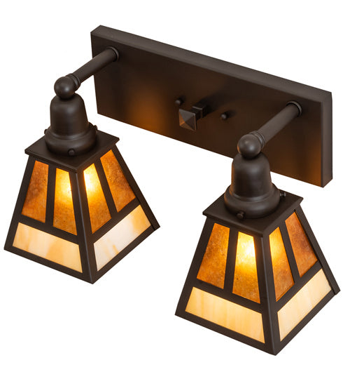 Meyda Tiffany 242401 Two Light Vanity, Oil Rubbed Bronze
