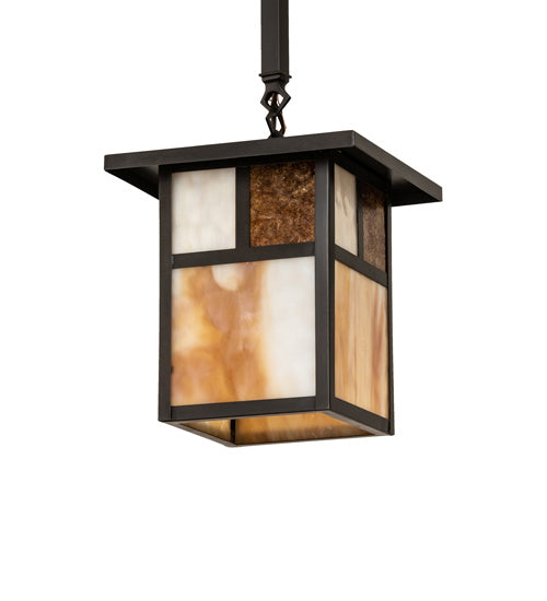 Meyda Tiffany 242502 One Light Pendant, Craftsman Brown