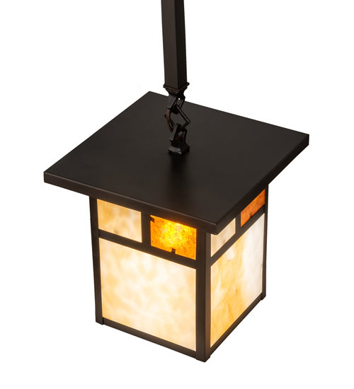 Meyda Tiffany 242502 One Light Pendant, Craftsman Brown