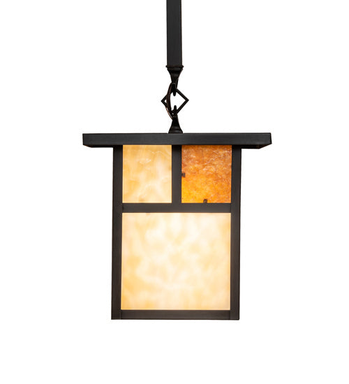 Meyda Tiffany 242502 One Light Pendant, Craftsman Brown