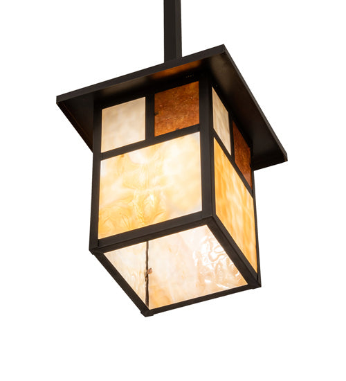 Meyda Tiffany 242502 One Light Pendant, Craftsman Brown