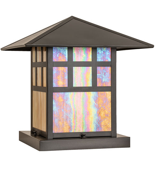 Meyda Tiffany 242706 One Light Pier Mount, Craftsman Brown