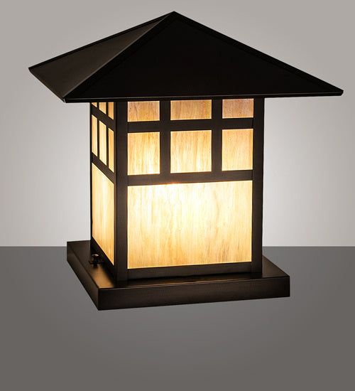 Meyda Tiffany 242706 One Light Pier Mount, Craftsman Brown