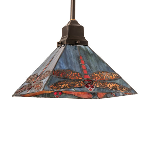 Meyda Tiffany 242746 One Light Pendant, Mahogany Bronze
