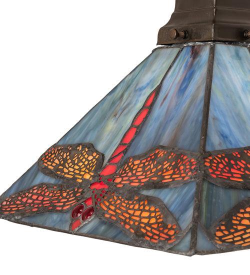 Meyda Tiffany 242746 One Light Pendant, Mahogany Bronze