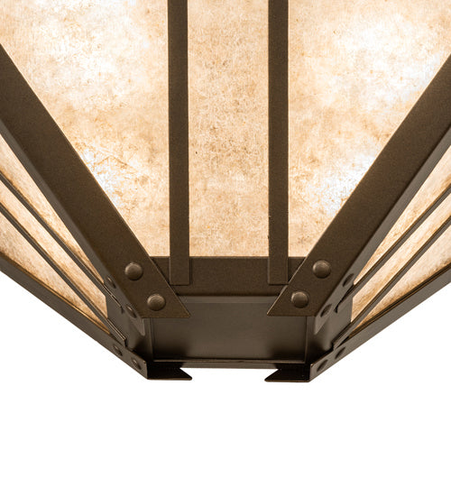 Meyda Tiffany 242901 Four Light Semi-Flushmount, Tyler Bronze