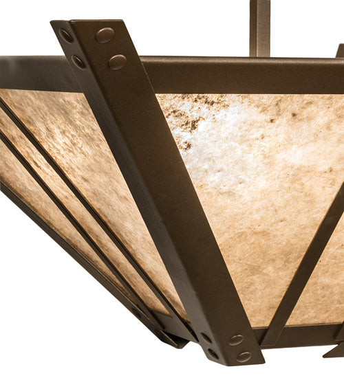 Meyda Tiffany 242901 Four Light Semi-Flushmount, Tyler Bronze