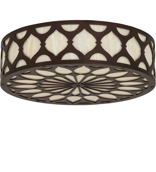 Meyda Tiffany 242960 LED Flushmount, Mahogany Bronze