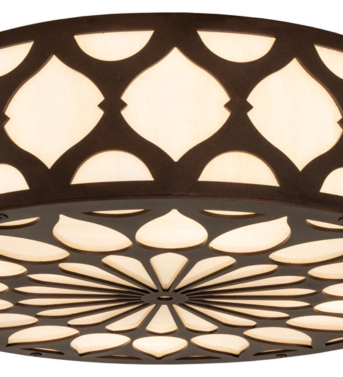 Meyda Tiffany 242960 LED Flushmount, Mahogany Bronze