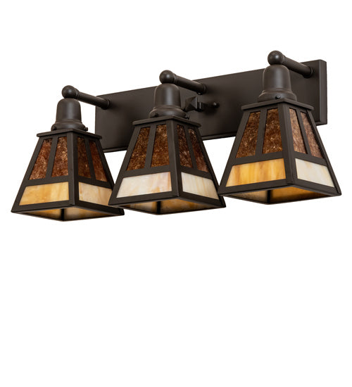 Meyda Tiffany 243051 Three Light Vanity, Oil Rubbed Bronze