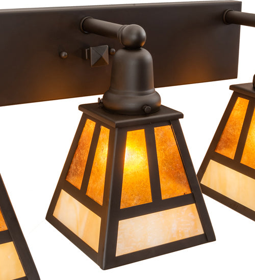 Meyda Tiffany 243051 Three Light Vanity, Oil Rubbed Bronze