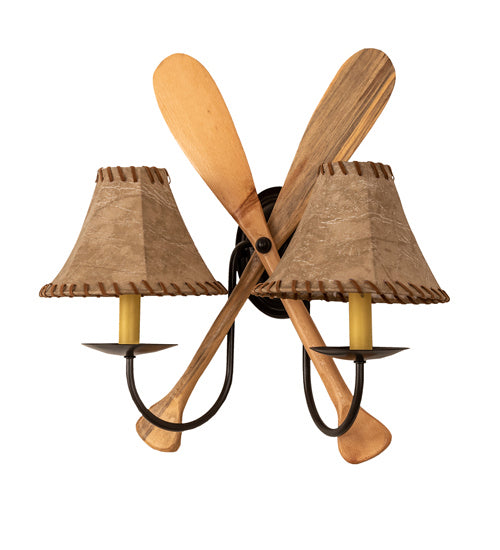 Meyda Tiffany 243293 Two Light Wall Sconce, Timeless Bronze