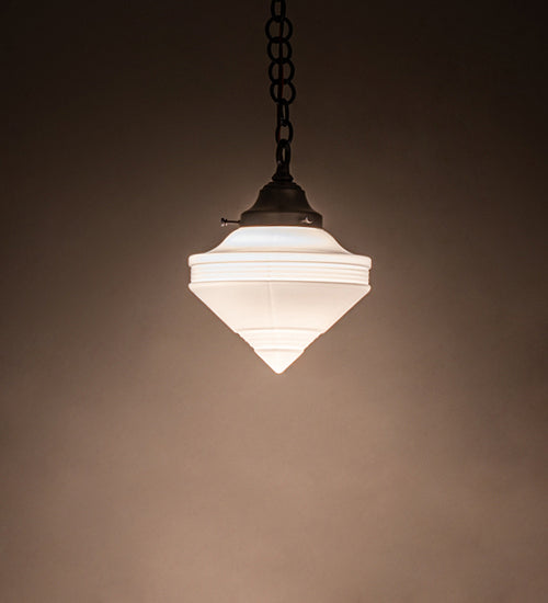 Meyda Tiffany 243717 One Light Pendant, Craftsman Brown