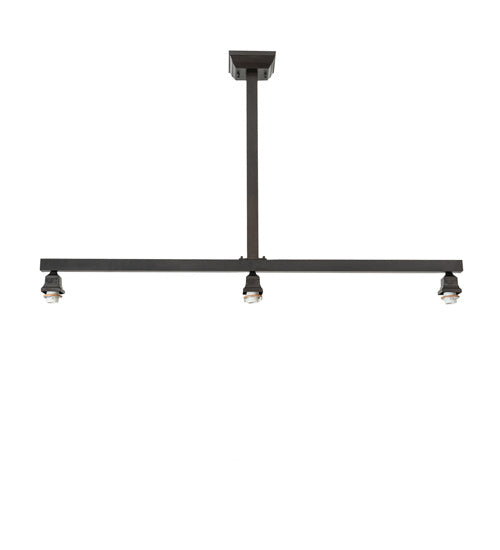 Meyda Tiffany 243955 Three Light Island Pendant, Craftsman Brown