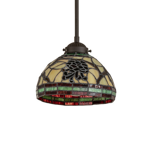 Meyda Tiffany 245365 One Light Pendant, Oil Rubbed Bronze