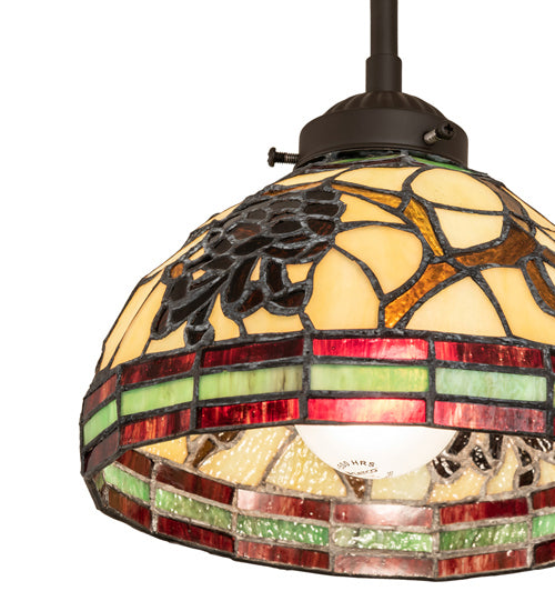 Meyda Tiffany 245365 One Light Pendant, Oil Rubbed Bronze
