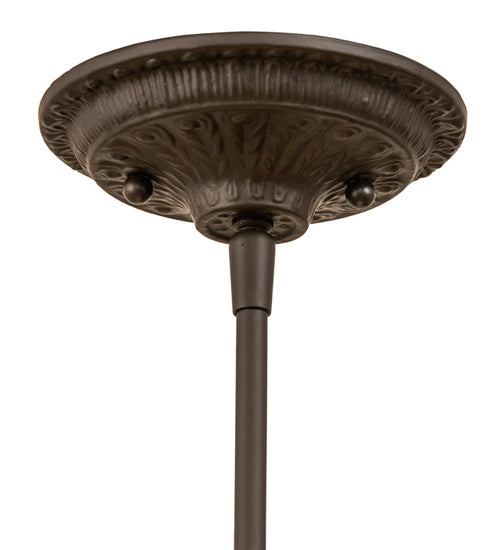 Meyda Tiffany 245365 One Light Pendant, Oil Rubbed Bronze