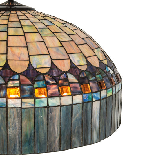 Meyda Tiffany 245988 Nine Light Pendant, Mahogany Bronze