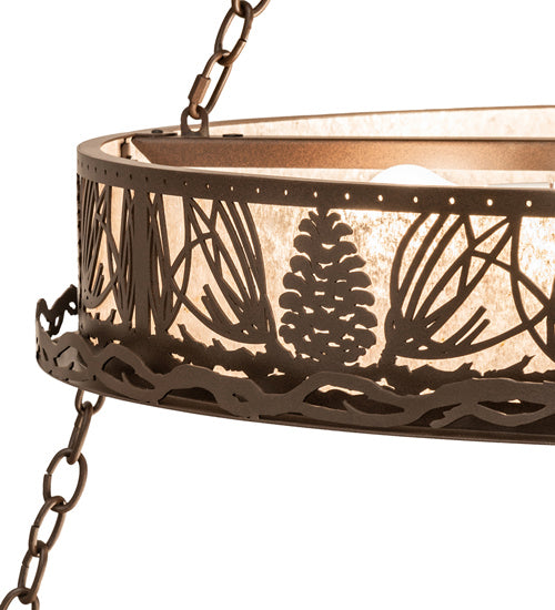 Meyda Tiffany 245990 14 Light Pendant, Cafe Noir