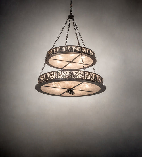 Meyda Tiffany 245990 14 Light Pendant, Cafe Noir