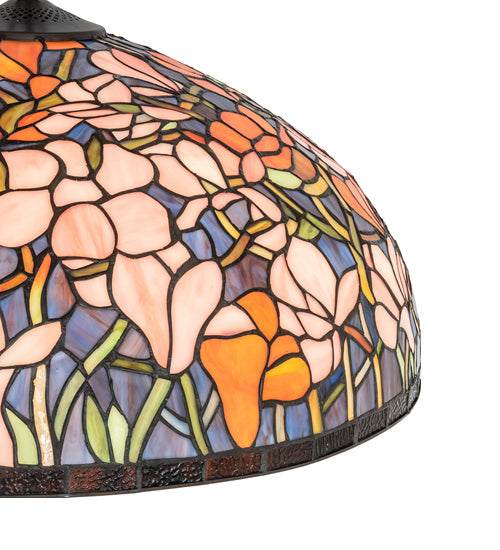 Meyda Tiffany 246068 Nine Light Pendant, Mahogany Bronze