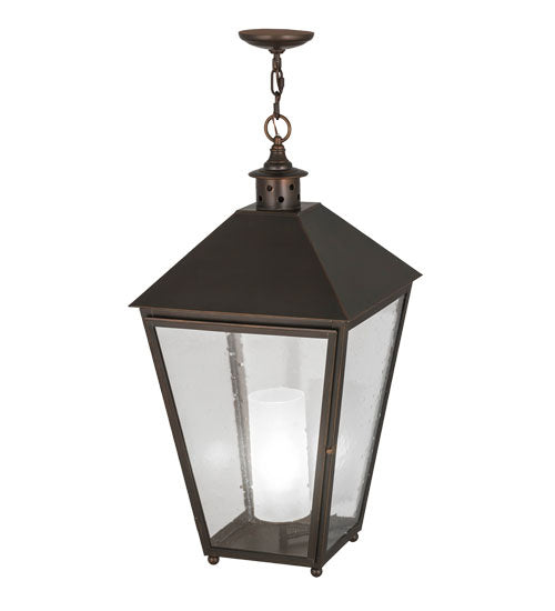 Meyda Tiffany 246377 One Light Pendant, Oil Rubbed Bronze