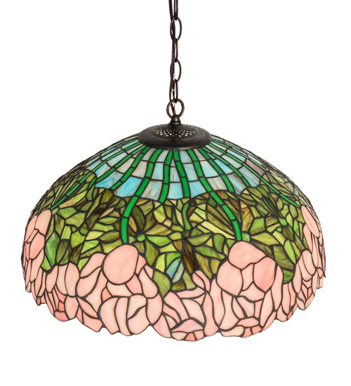 Meyda Tiffany 246607 Nine Light Pendant, Mahogany Bronze