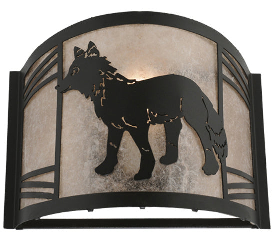 Meyda Tiffany 247049 One Light Wall Sconce, Textured Black