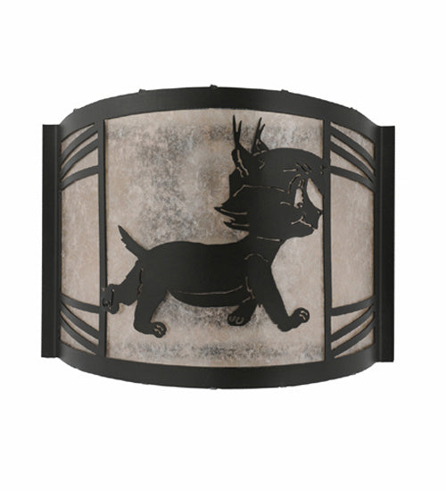 Meyda Tiffany 247183 One Light Wall Sconce, Textured Black