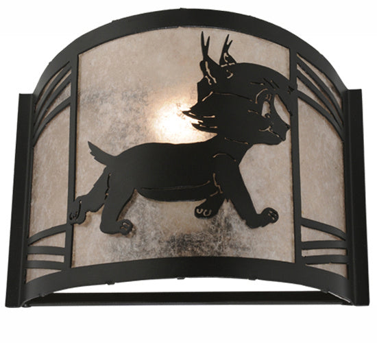 Meyda Tiffany 247183 One Light Wall Sconce, Textured Black