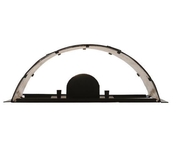 Meyda Tiffany 247183 One Light Wall Sconce, Textured Black