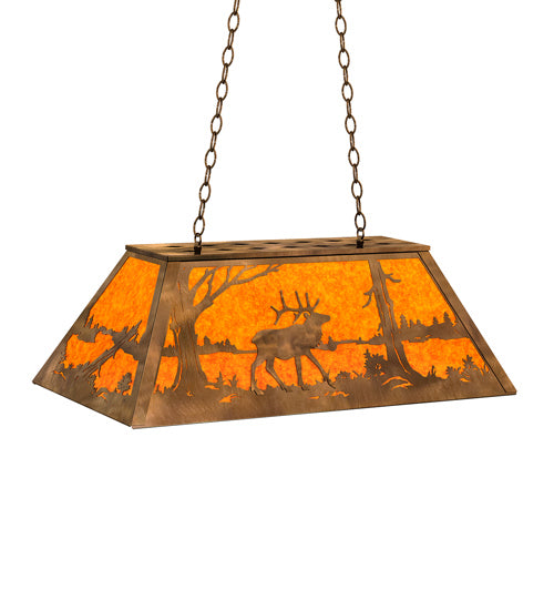 Meyda Tiffany 51895 Six Light Pendant, Antique Copper