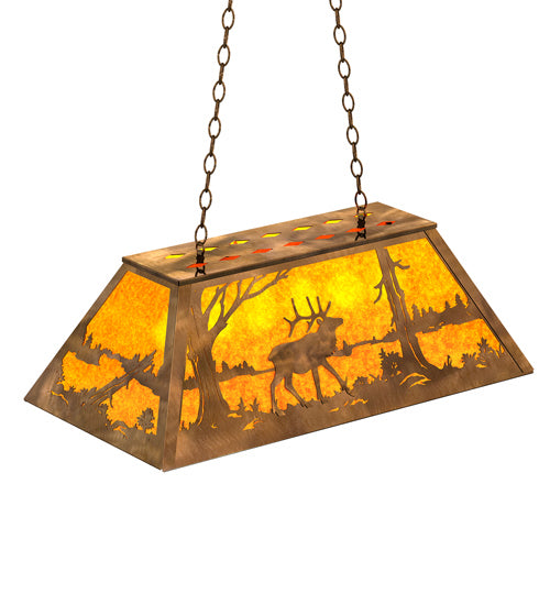 Meyda Tiffany 51895 Six Light Pendant, Antique Copper