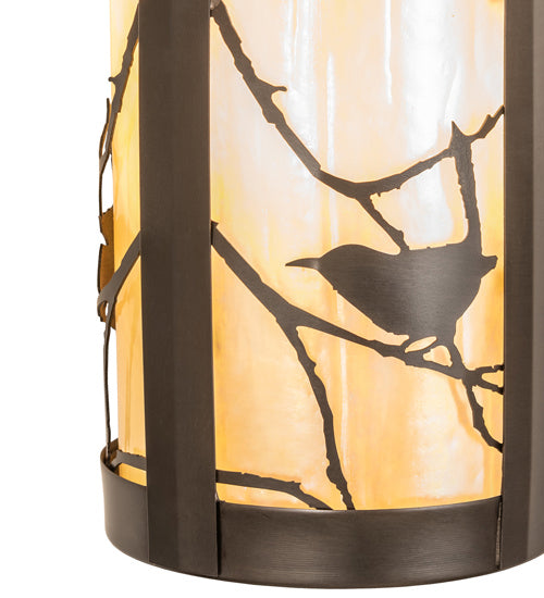 Meyda Tiffany 54279 One Light Wall Sconce, Craftsman Brown
