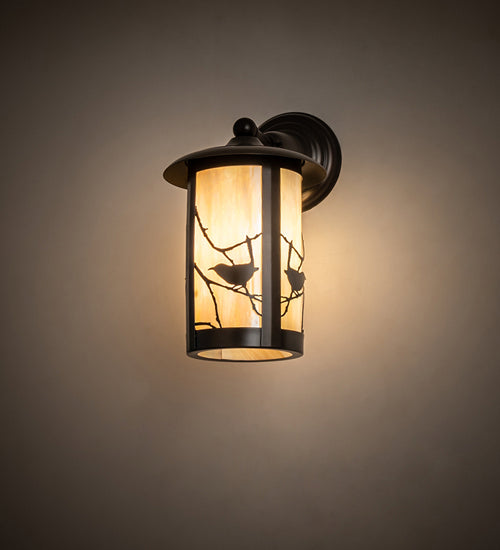 Meyda Tiffany 54279 One Light Wall Sconce, Craftsman Brown