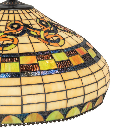 Meyda Tiffany 65670 Nine Light Pendant, Mahogany Bronze