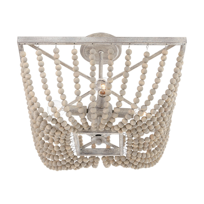 Capital Lighting 9D294A Four Light Semi-Flush Mount, Mystic Sand