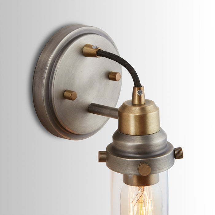 Capital Lighting 9D300A One Light Wall Sconce, Antique Nickel