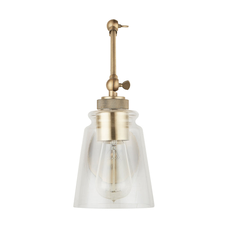 Capital Lighting 9D344A One Light Wall Sconce, Aged Brass